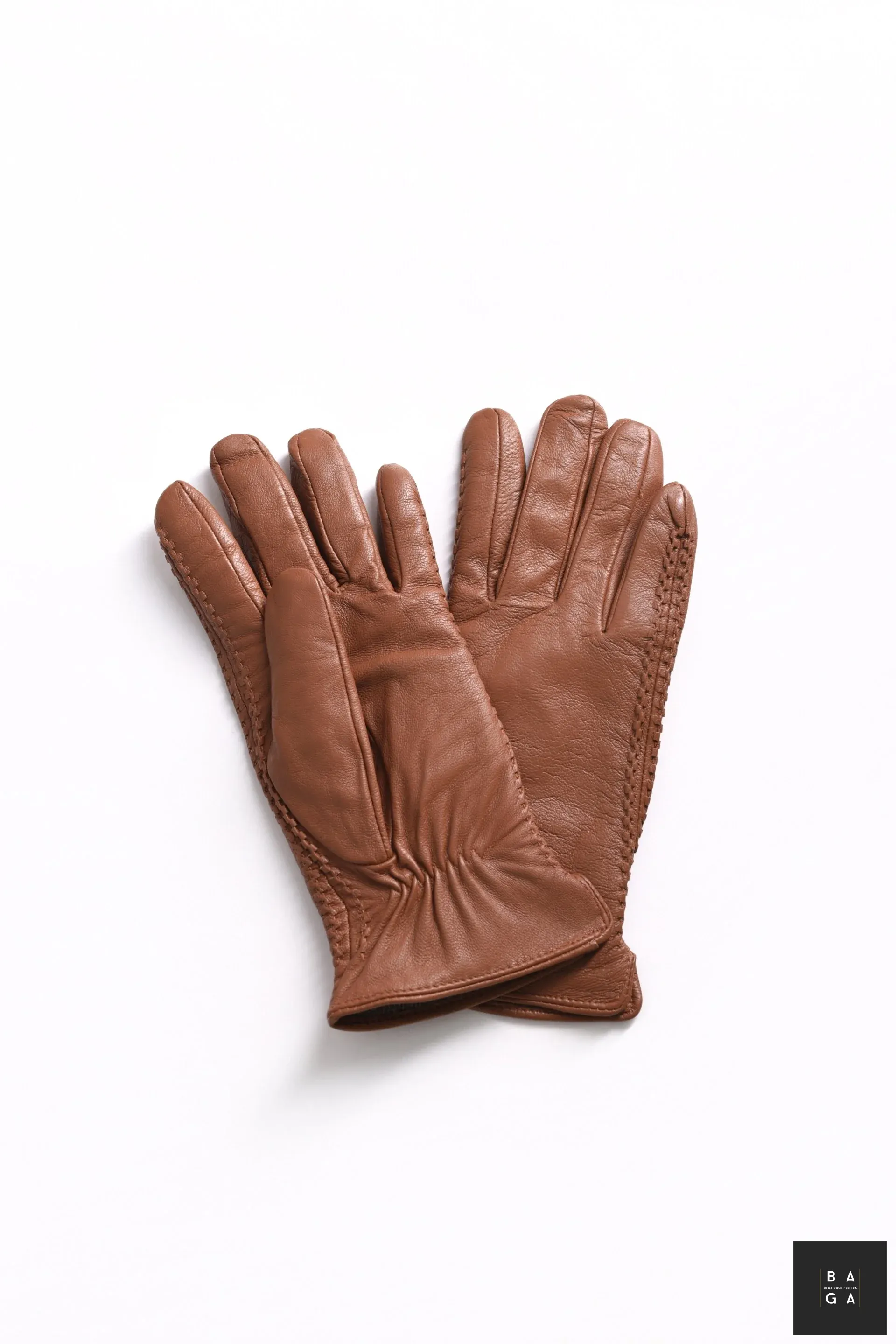 Ръкавици Дамски ръкавици от естествена кожа в кафяв цвят