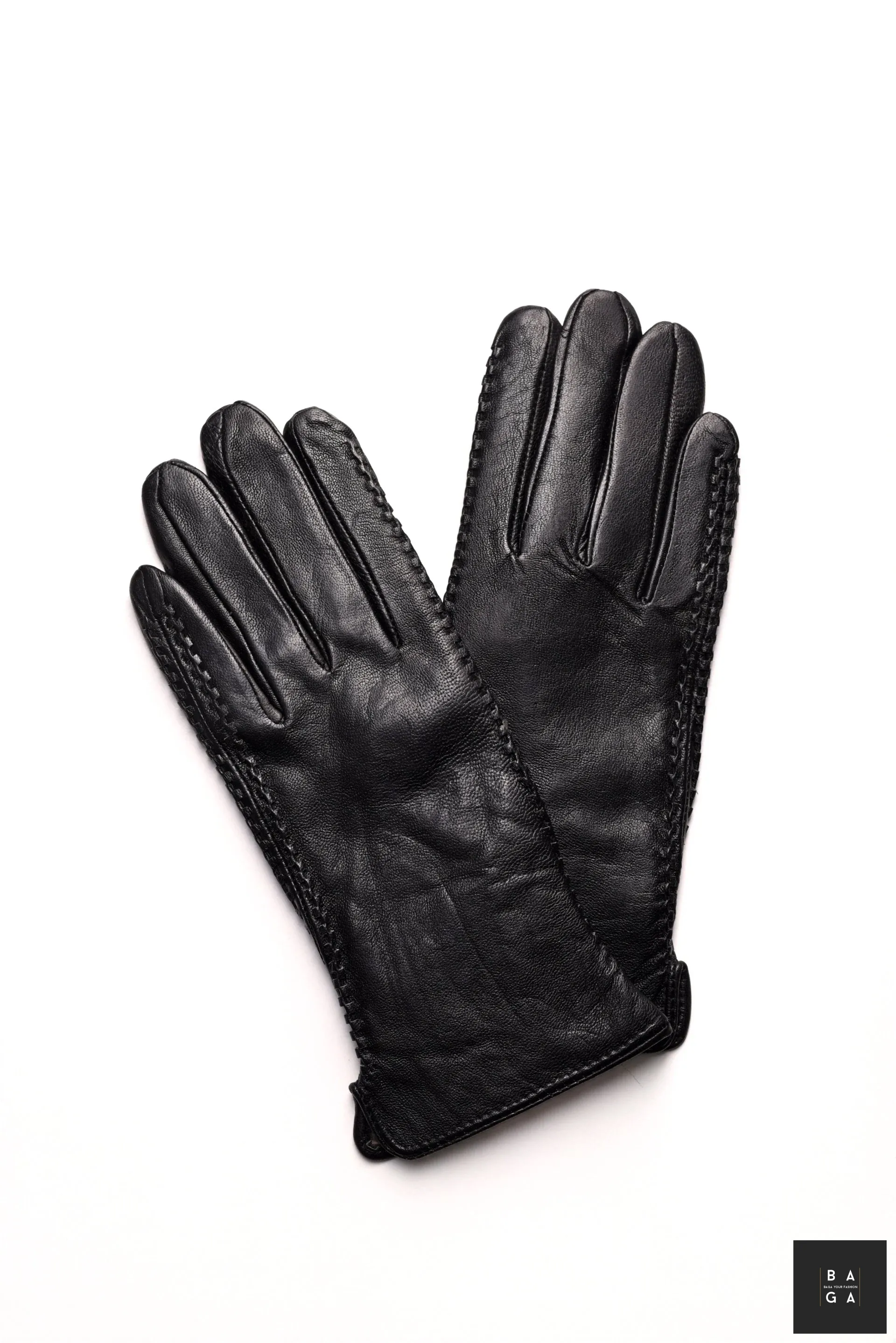 Ръкавици Дамски ръкавици от естествена кожа в черен цвят