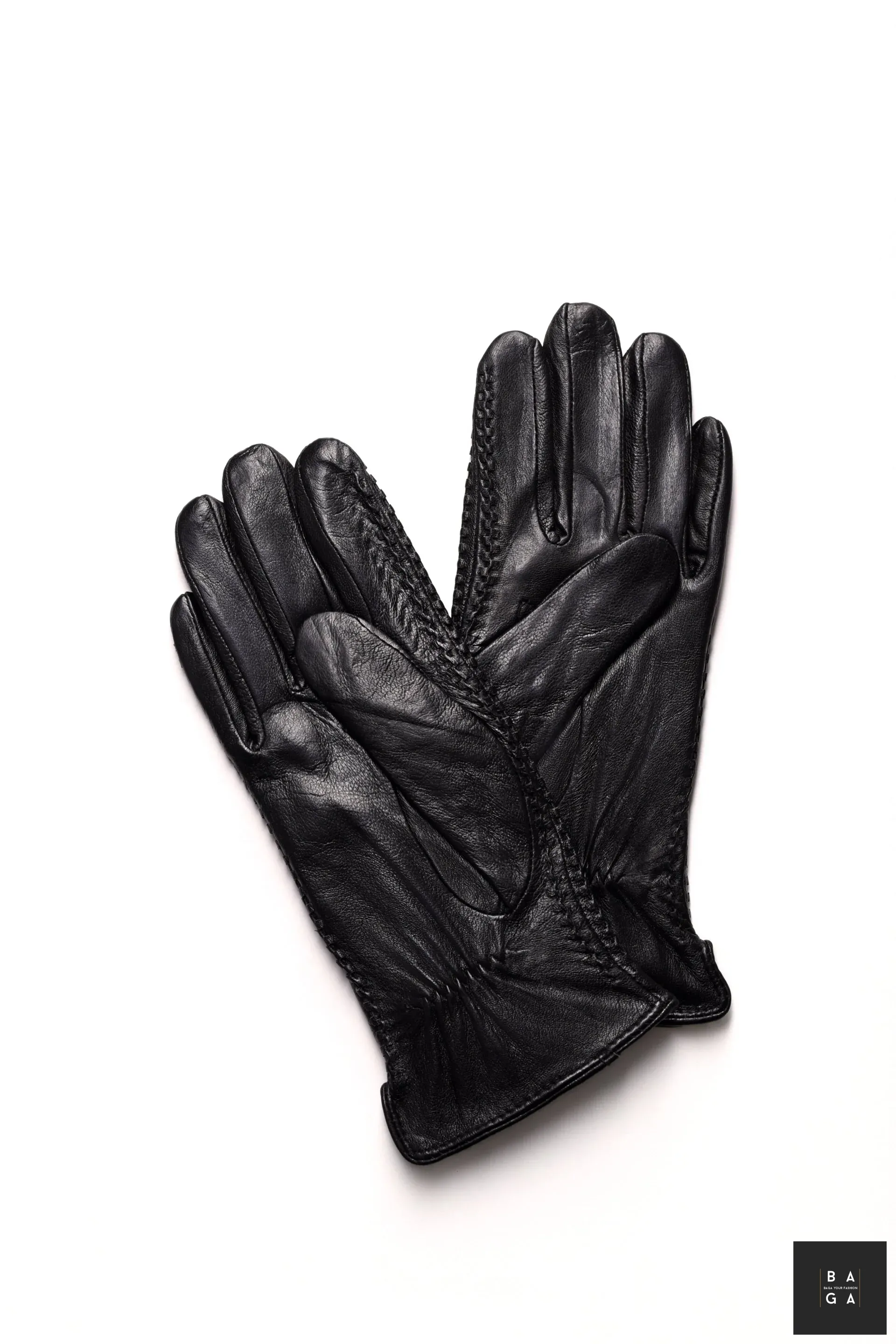 Ръкавици Дамски ръкавици от естествена кожа в черен цвят