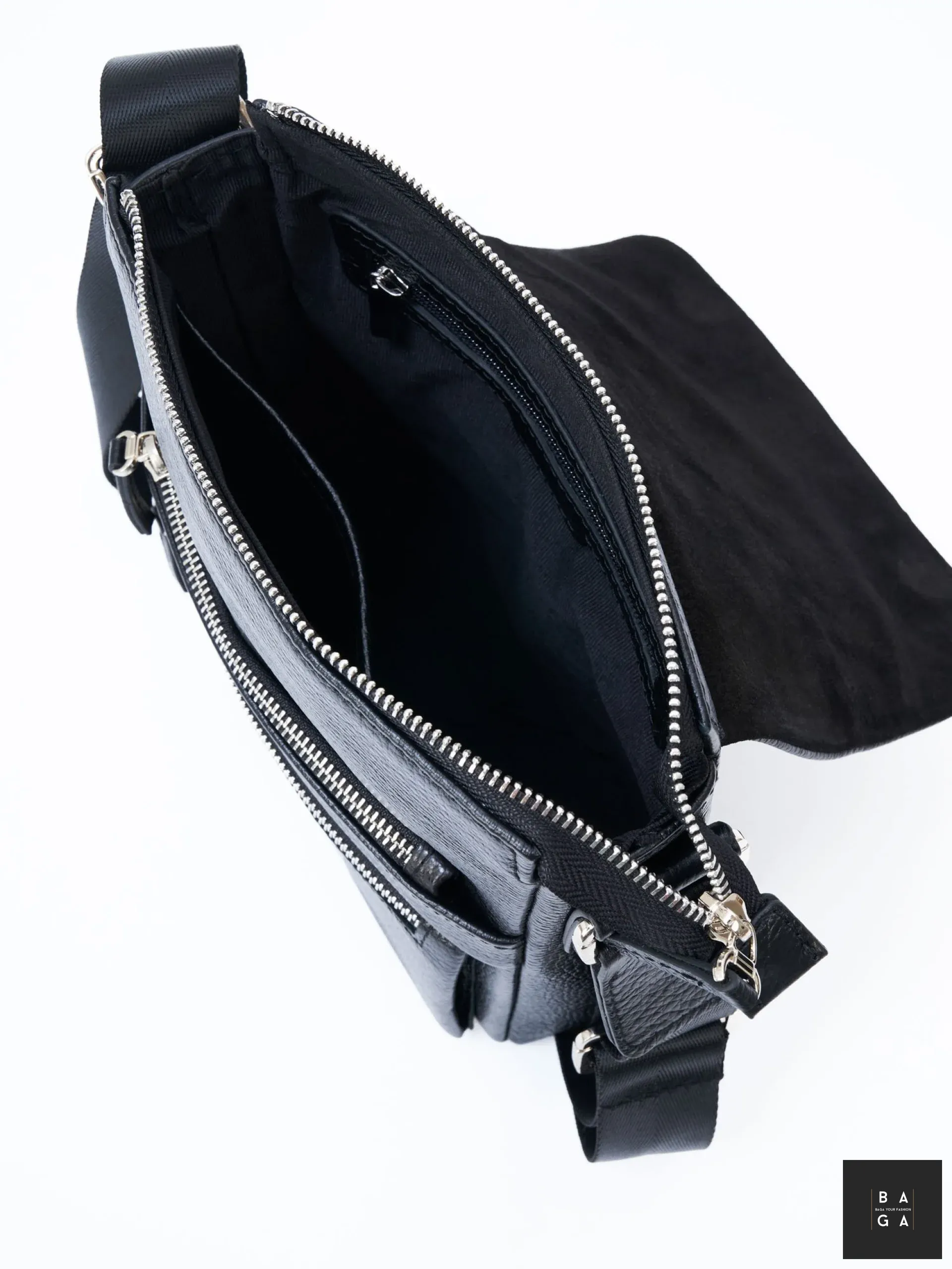 Чанти През Рамо Мъжка чанта от естествена кожа Илкай