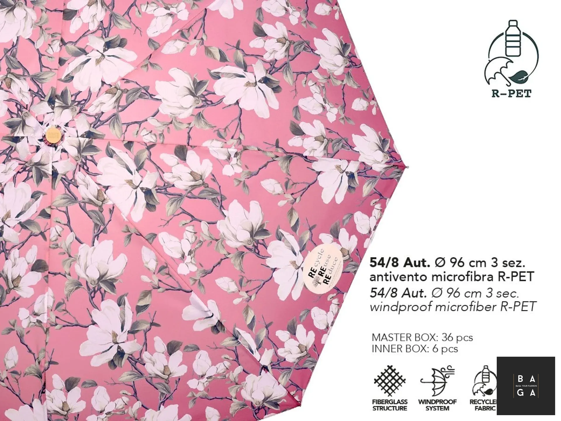 Чадъри Автоматичен сгъваем чадър