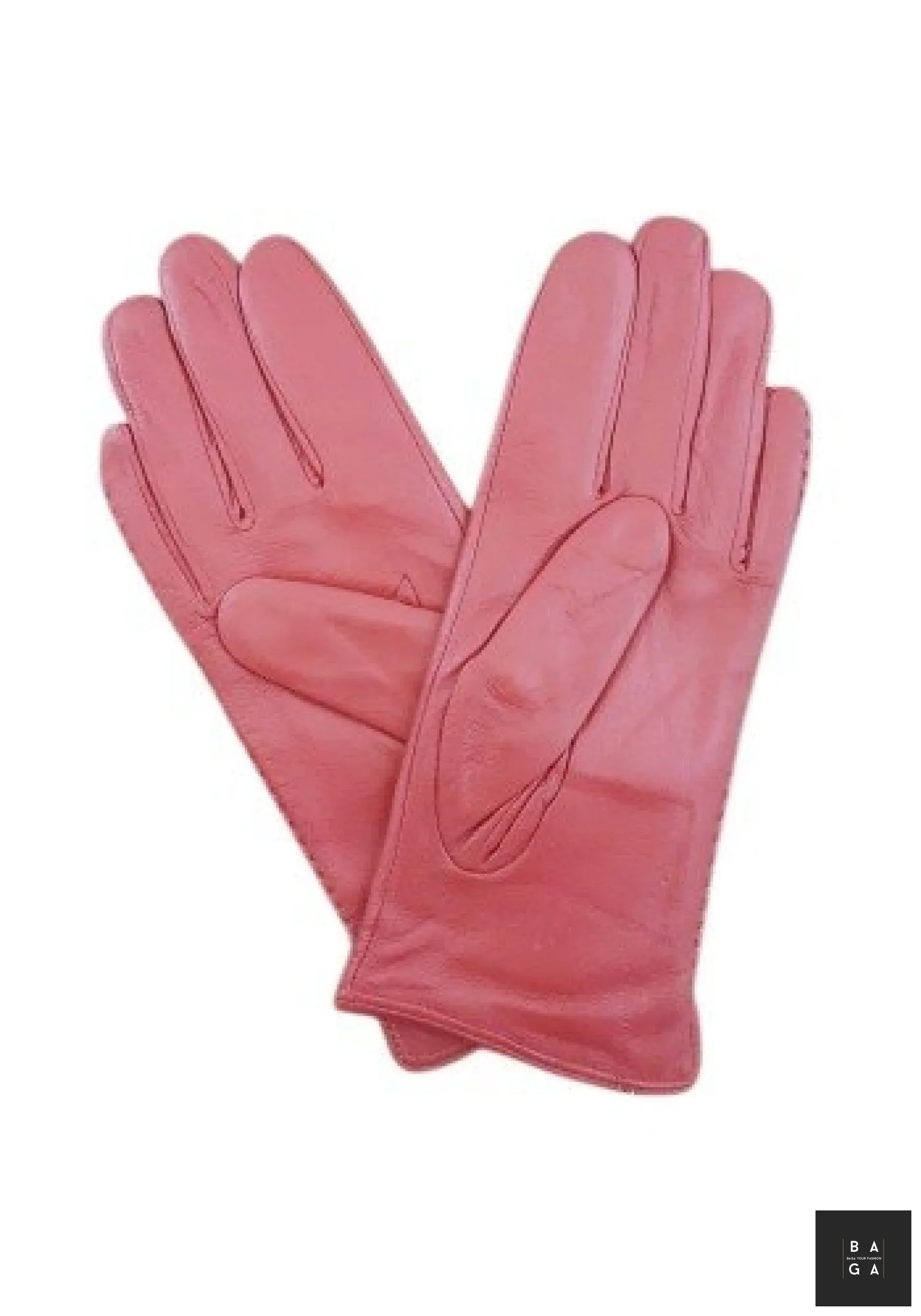 Ръкавици Дамски ръкавици от естествена кожа в червено