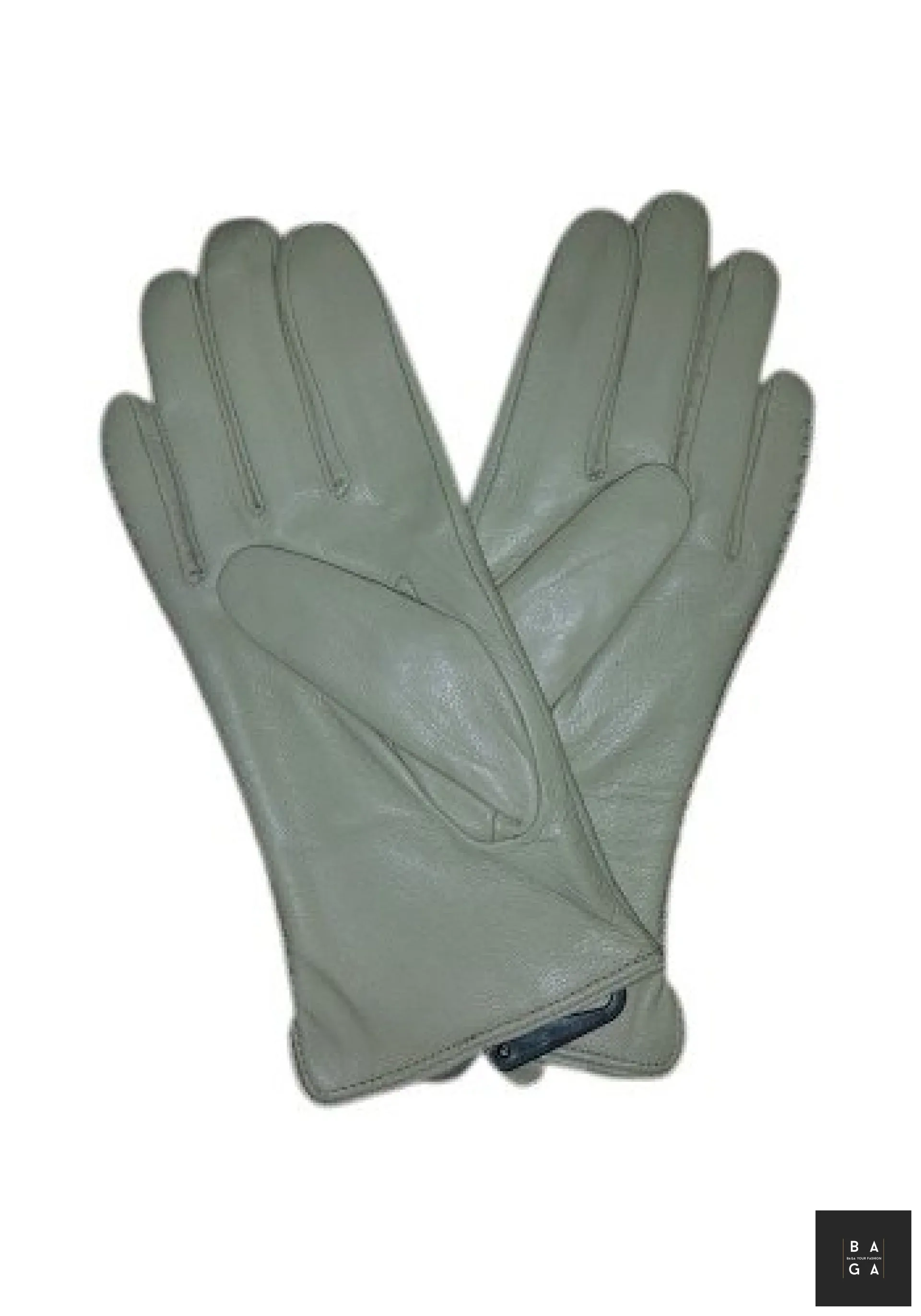 Ръкавици Дамски ръкавици от естествена кожа в цвят бежово - екрю