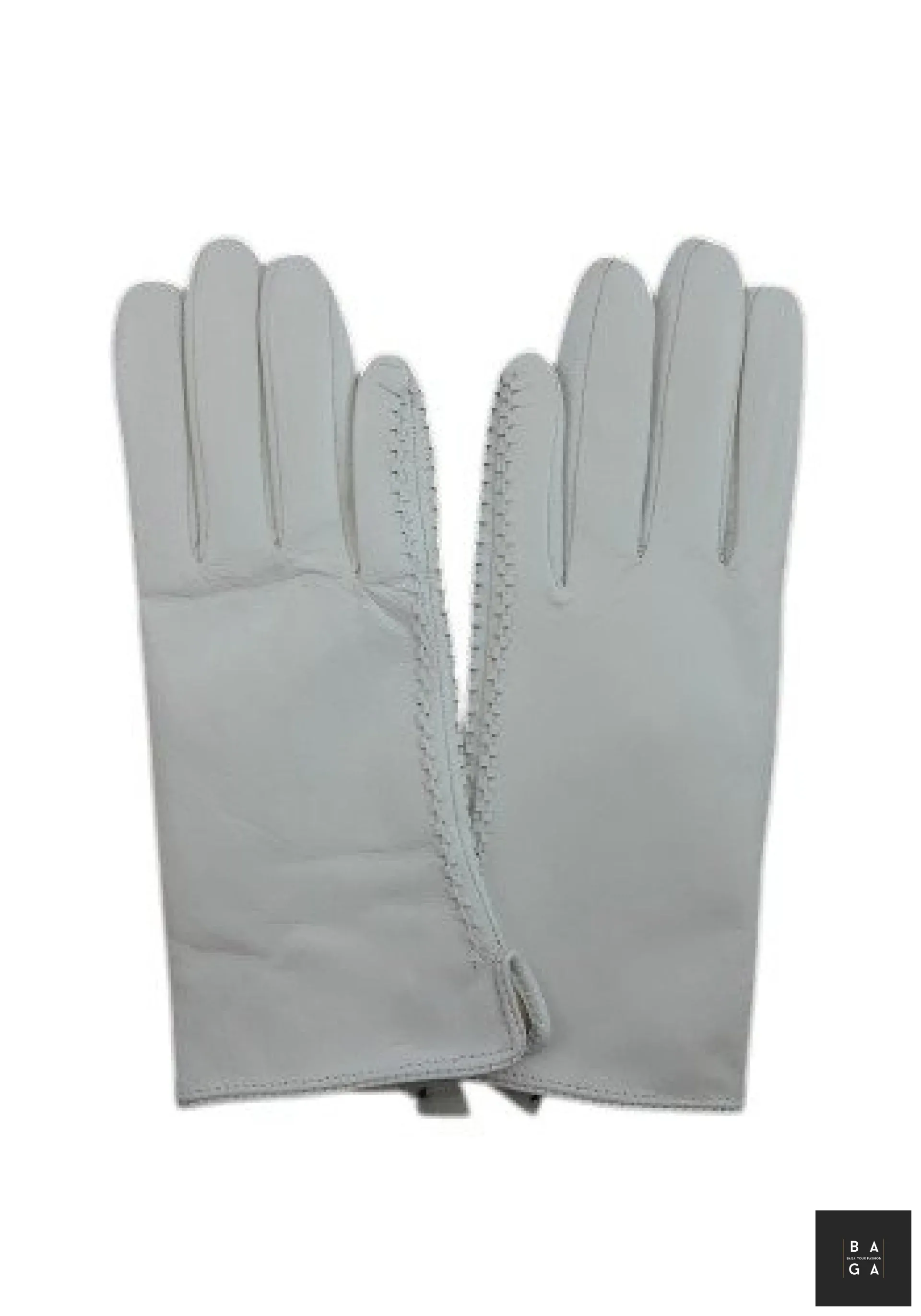 Ръкавици Дамски ръкавици от естествена кожа в бяло