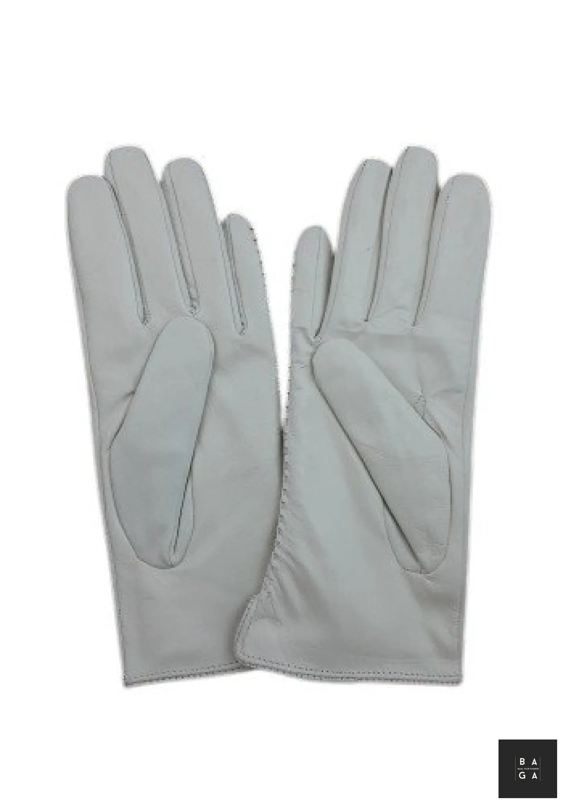 Ръкавици Дамски ръкавици от естествена кожа в бяло