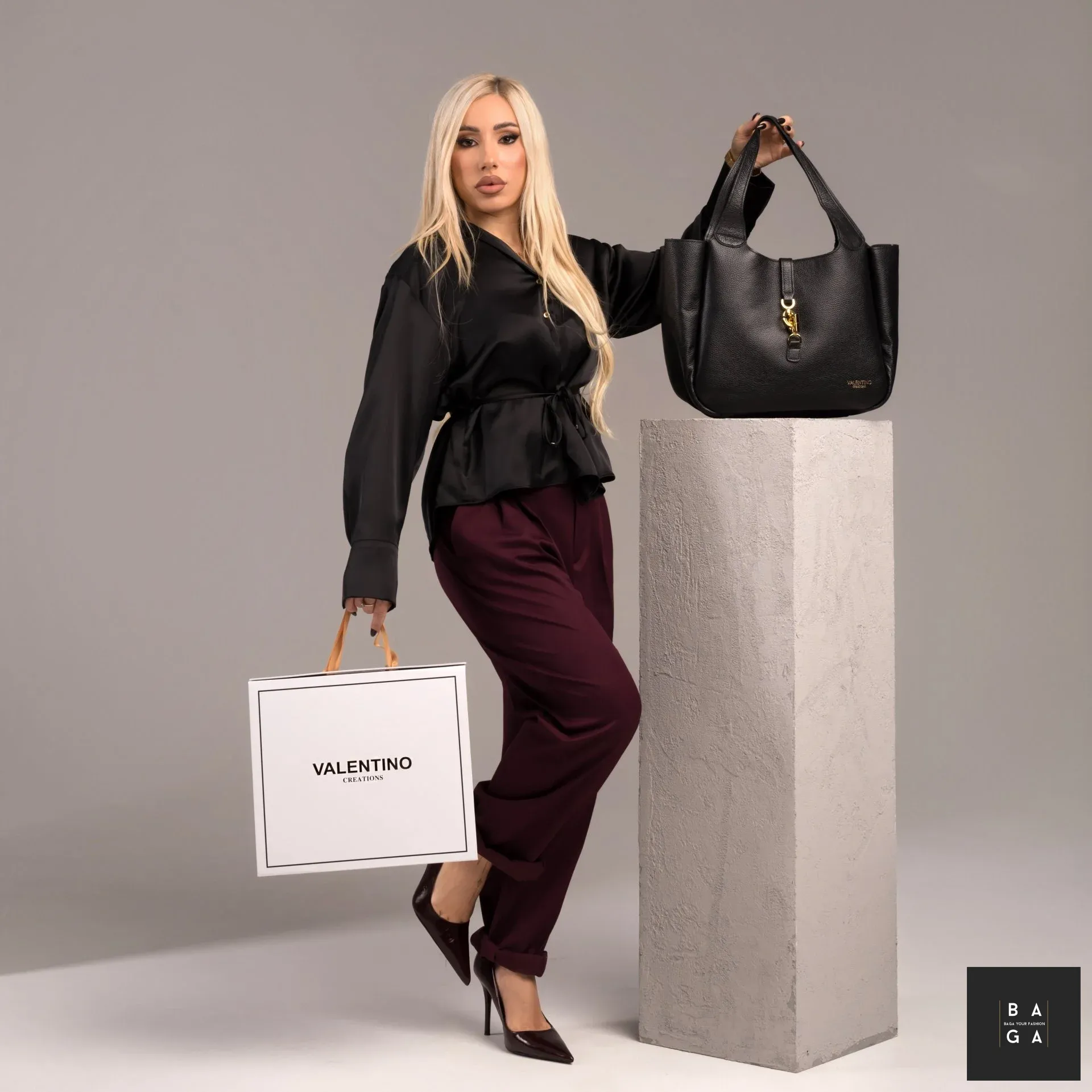 Големи чанти Дамска чанта от естествена кожа Лиора