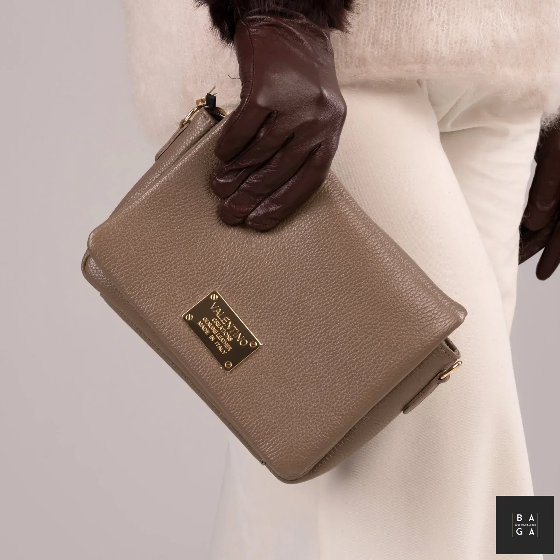 Clutch чанти Дамска чанта от естествена кожа Вирел