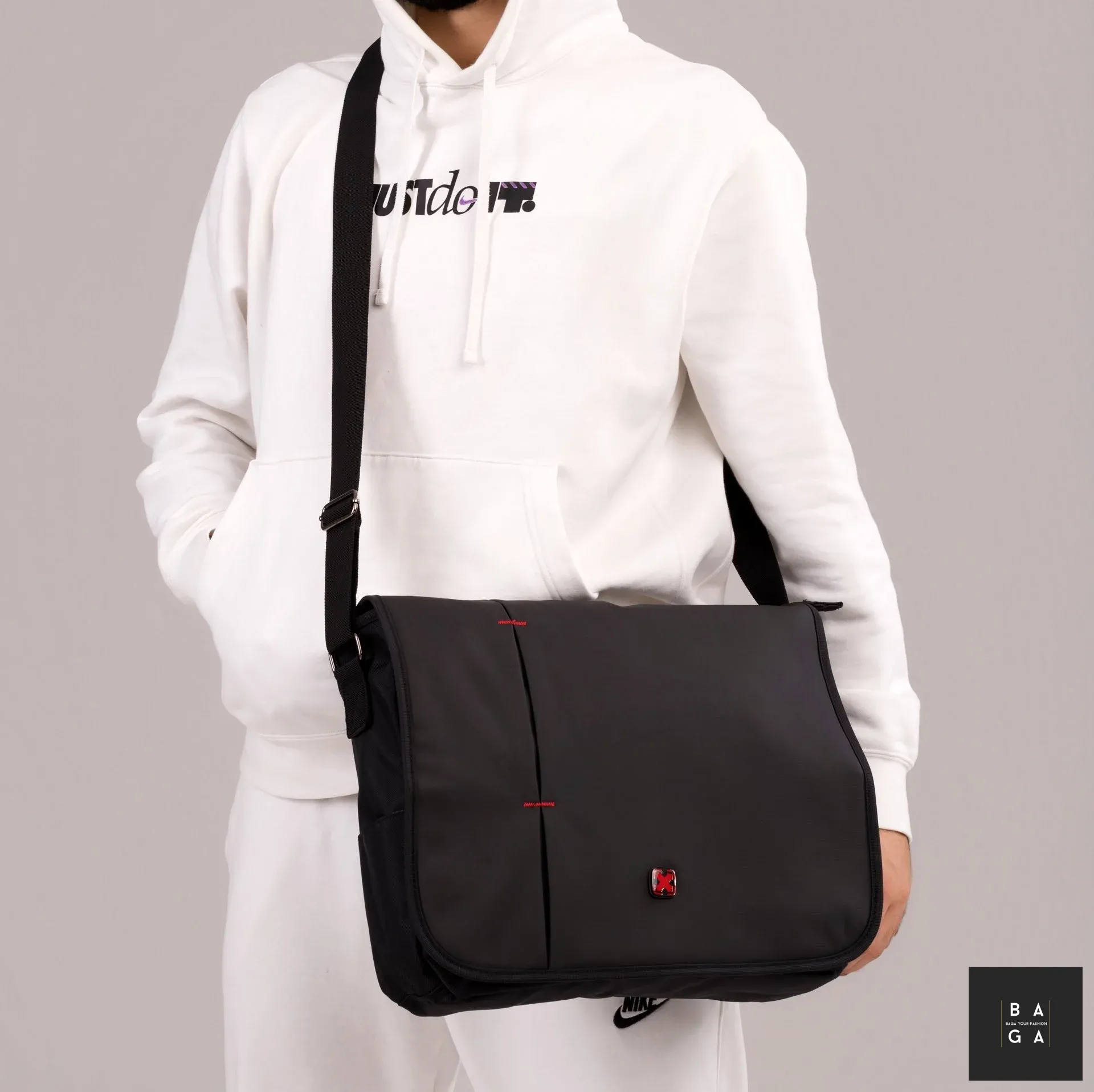 Спортни продукти Travel n'meet Мъжка текстилна чанта от непромокаем импрегниран плат Зино