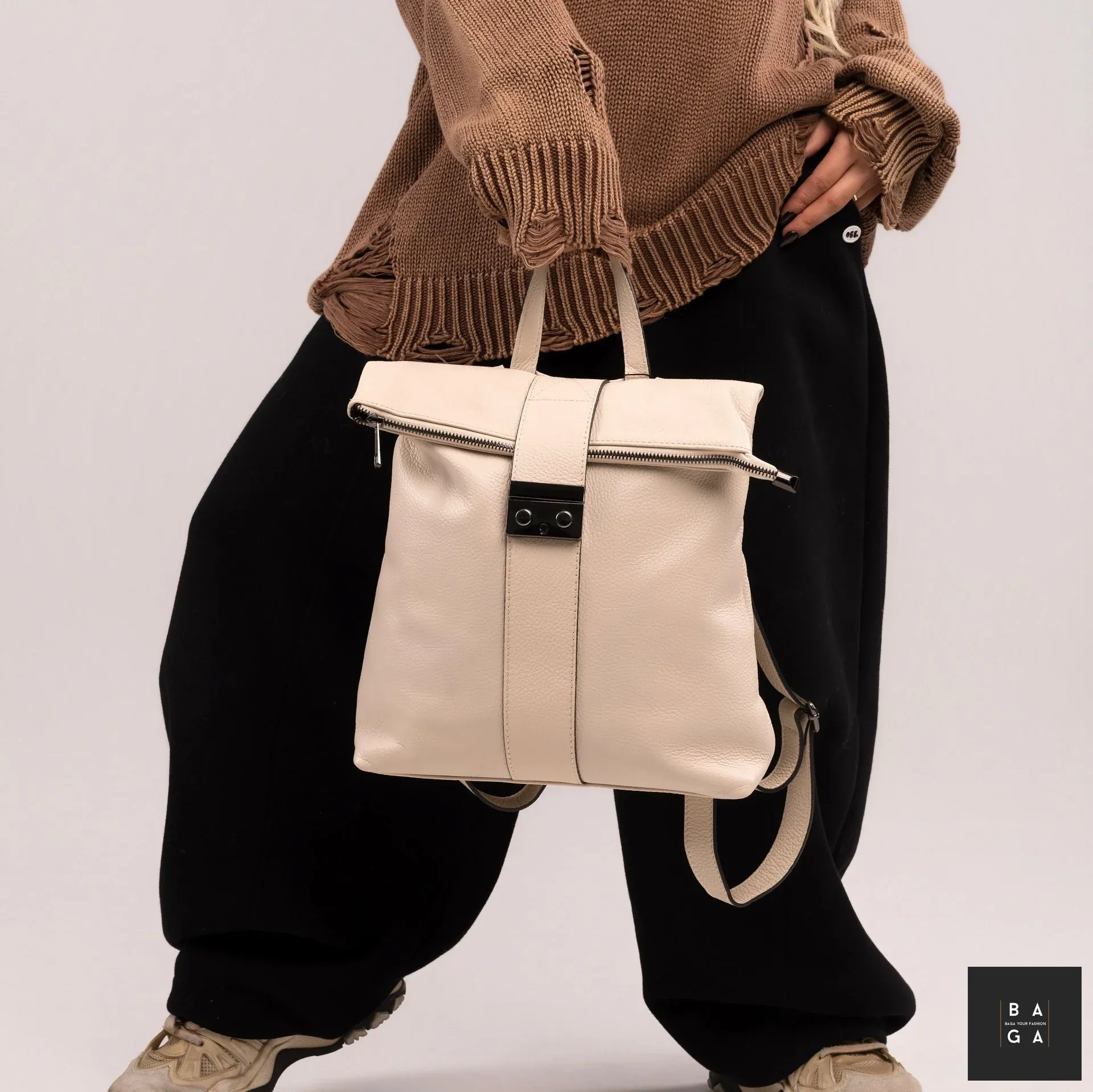 Раници Дамска раница от естествена кожа Куйета