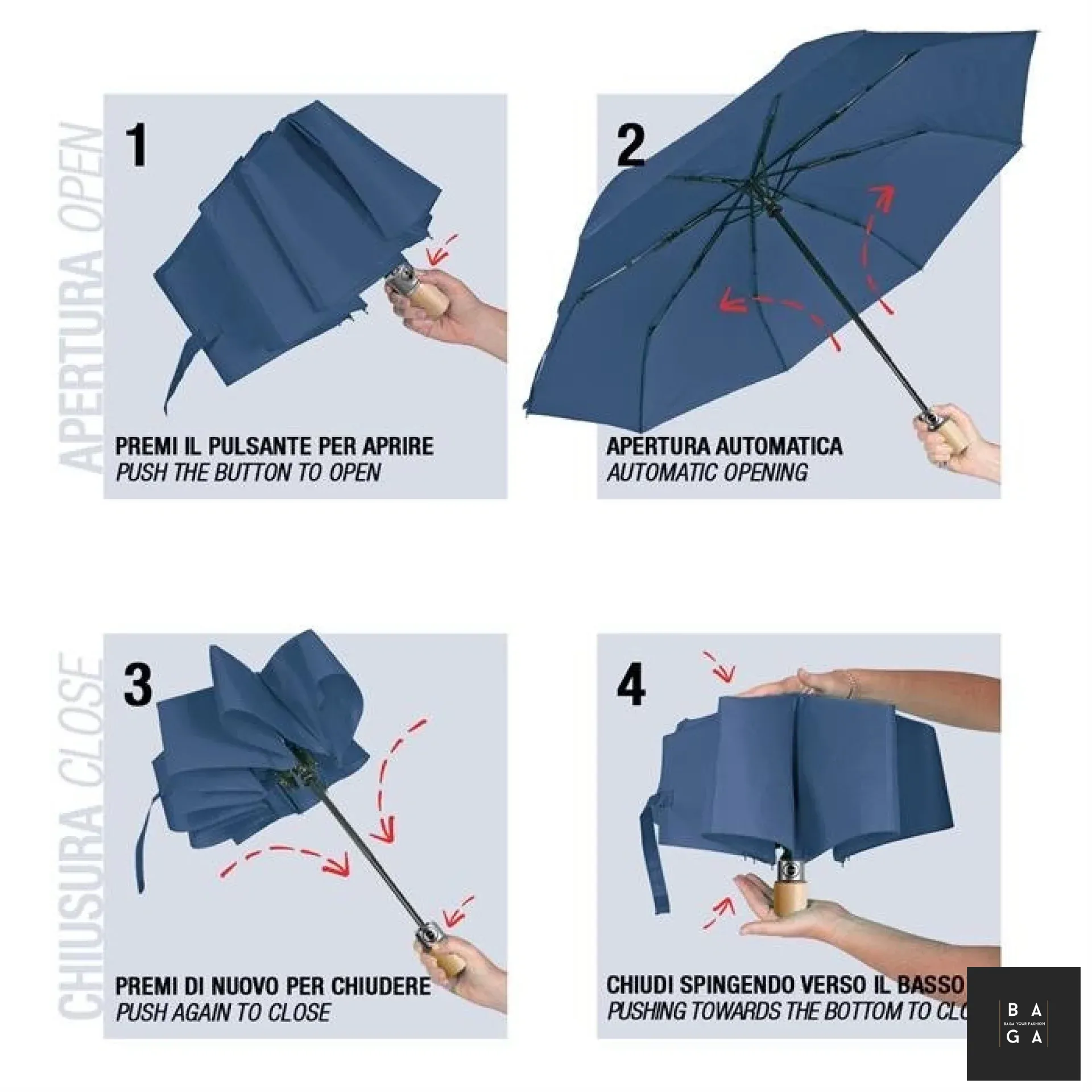 Чадъри Автоматичен чадър Апри