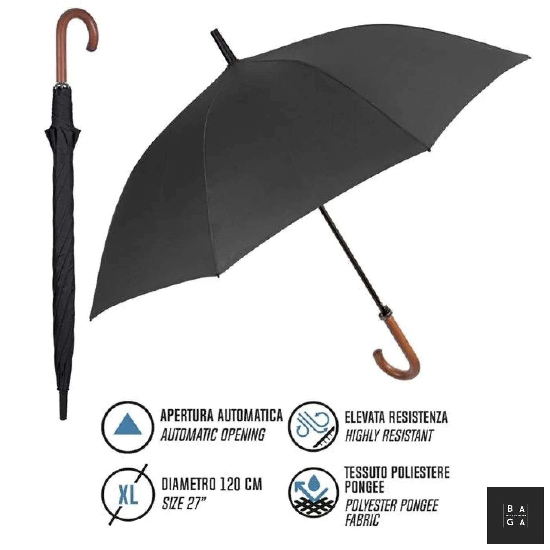 Чадъри Автоматичен чадър Манико