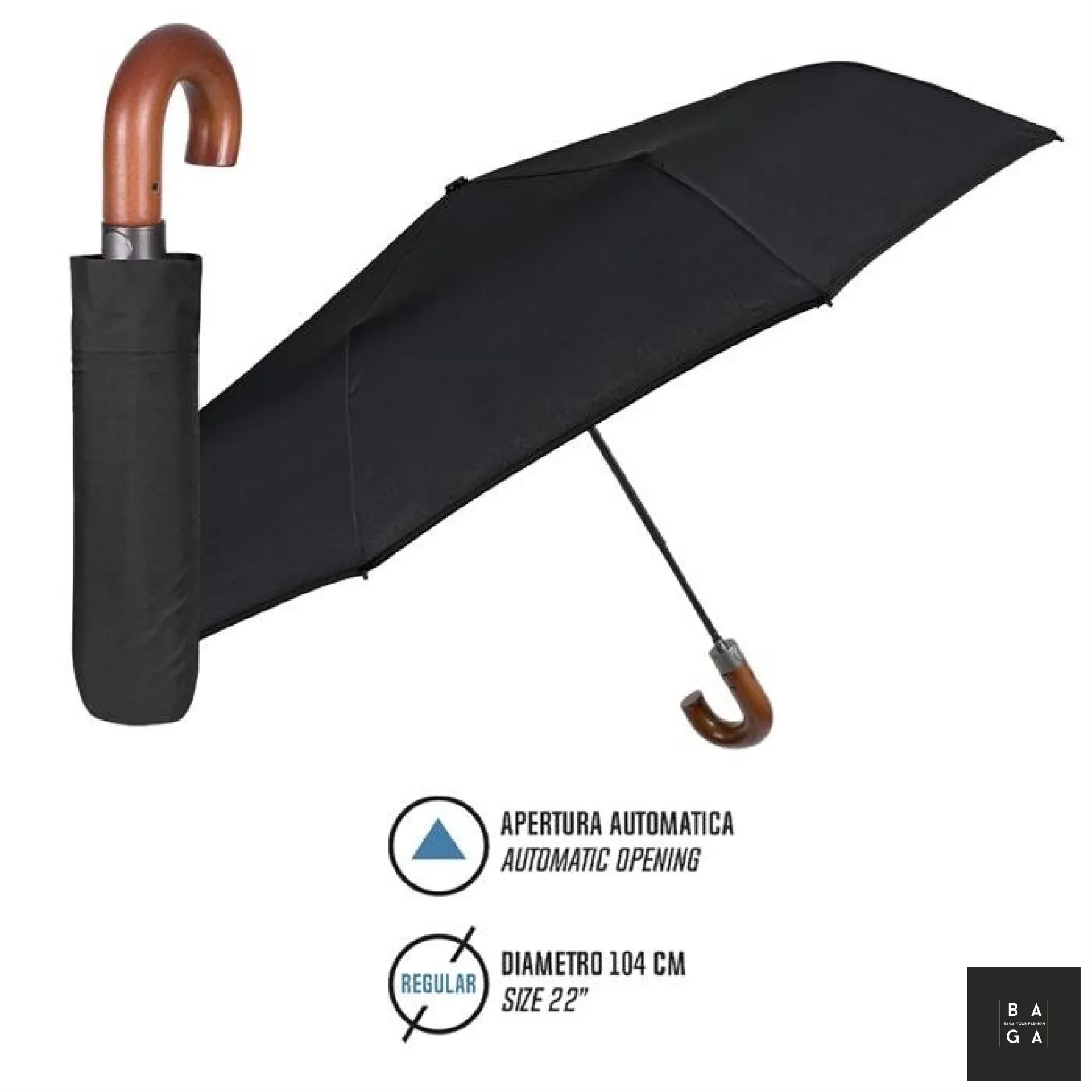 Чадъри Автоматичен чадър Легно