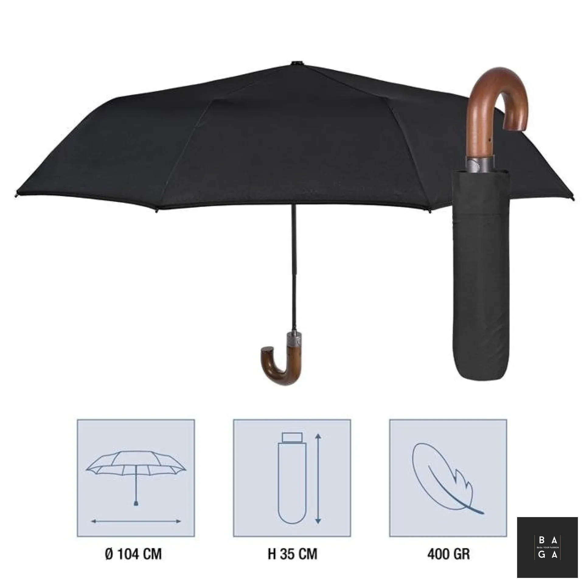 Чадъри Автоматичен чадър Легно