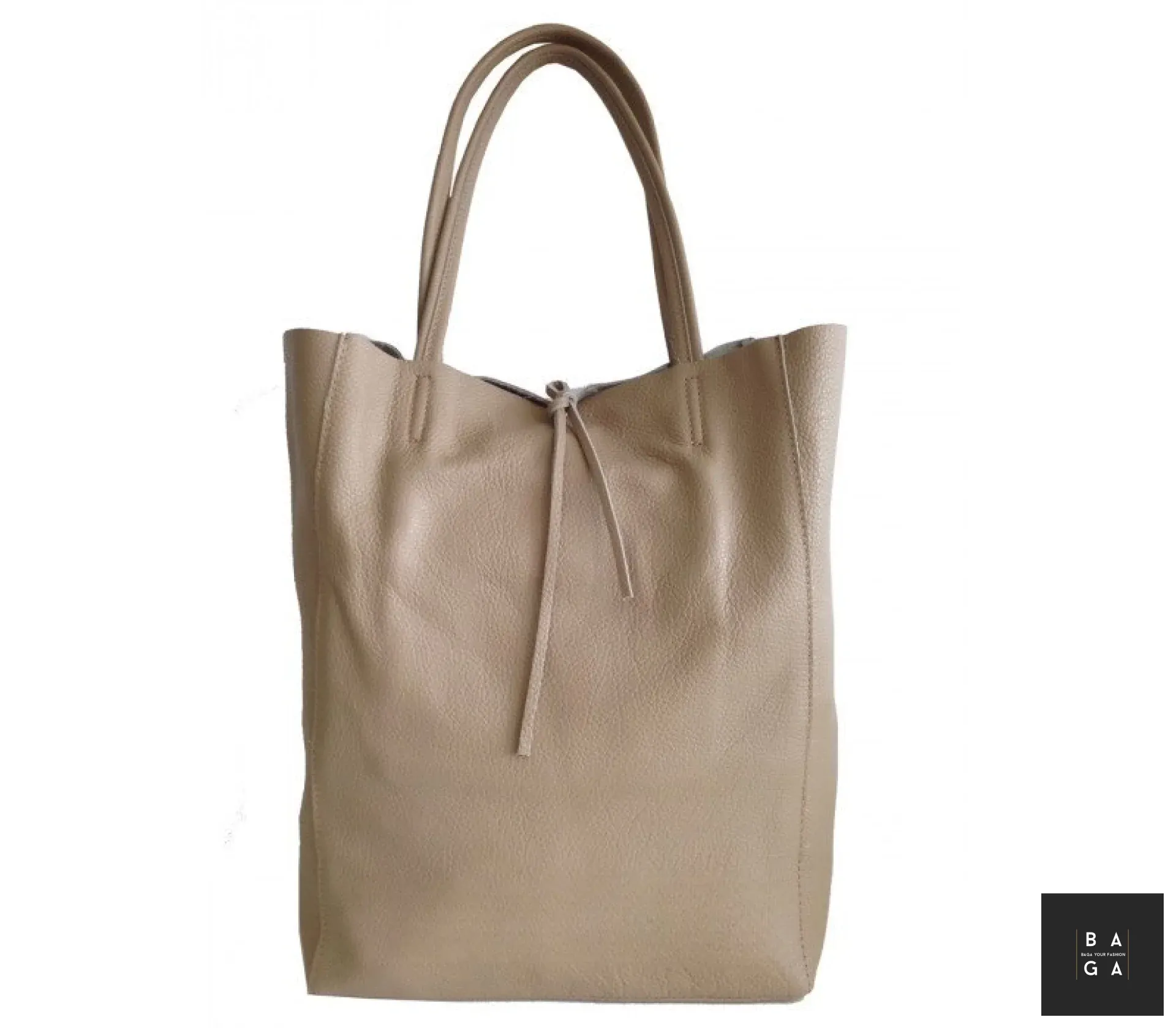 Големи чанти Дамска чанта от естествена кожа Бари
