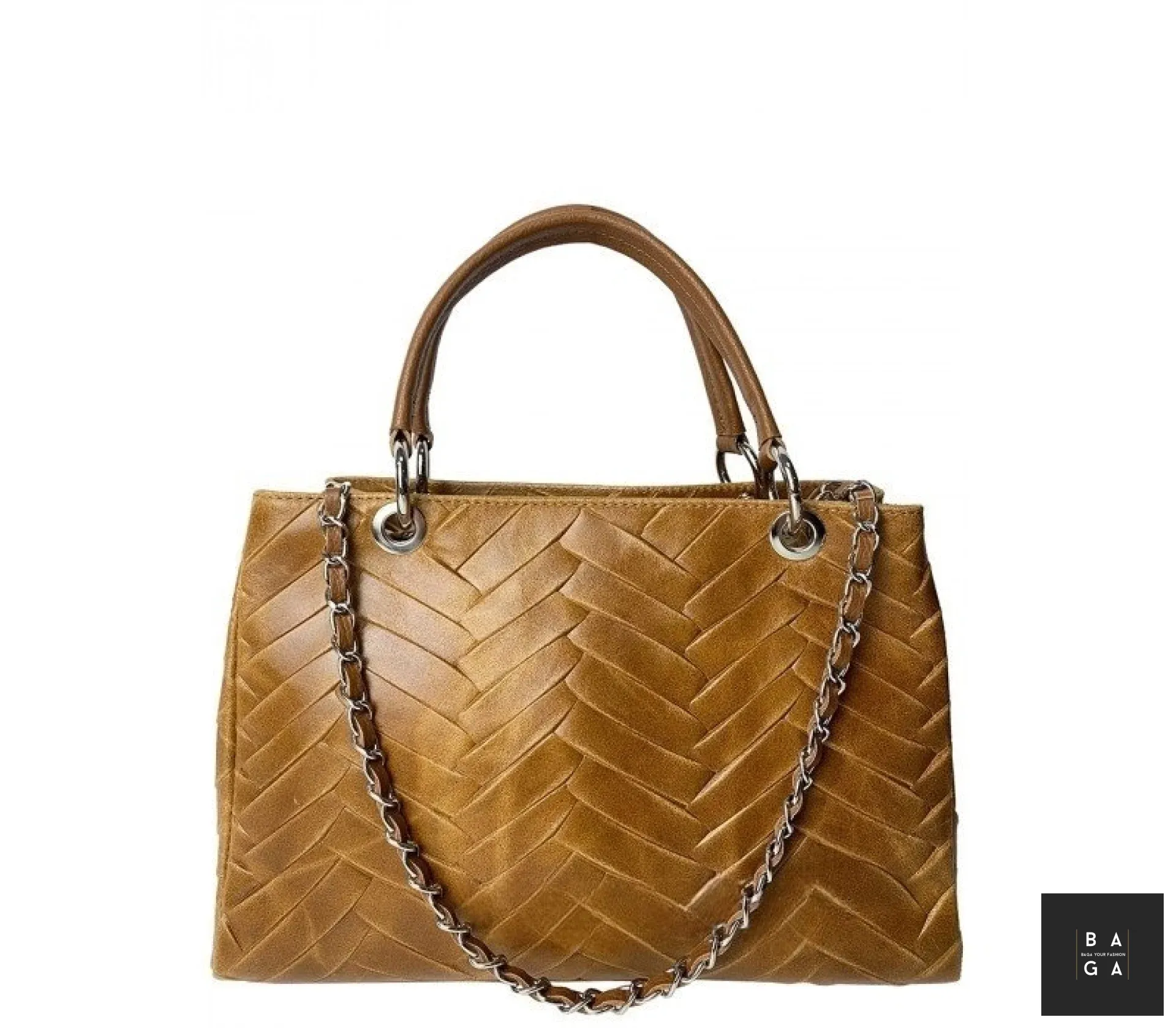 Големи чанти Дамска чанта от естествена кожа Бета